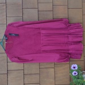NWT Lulu's Berry red dress size small